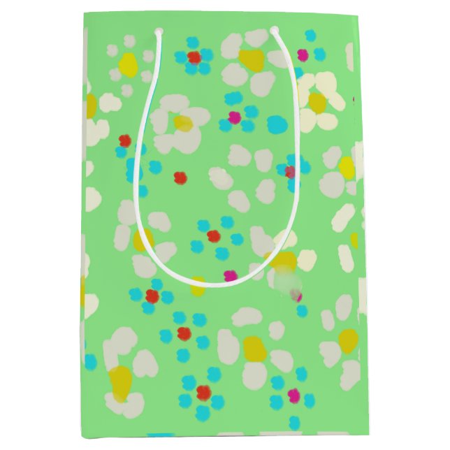 Praktfull pastell färgad tusenskönas blommig prese (Framsidan)