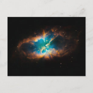 Praktfull planetarisk nebulosa vykort