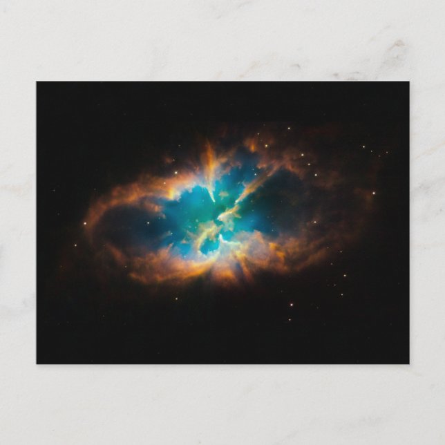 Praktfull planetarisk nebulosa vykort (Framsida)