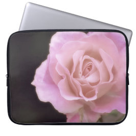 Praktfull rosa ros laptop fodral