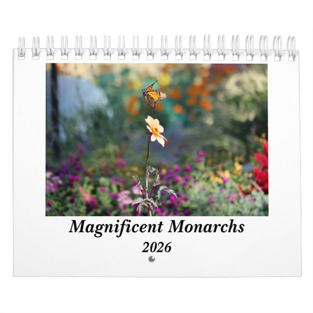 Praktfulla monarker 2025 kalender (Omslag)