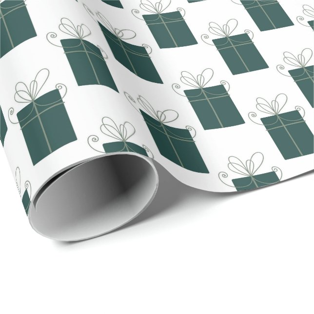 Praktfulla presentmönster presentpapper (Rullad Hörn)