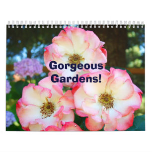 Praktfulla trädgårdar! Calenda Anpassad Blomstertr Kalender