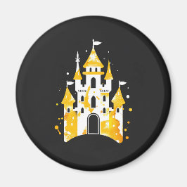 Praktfullt Slott Magnet