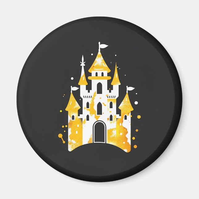 Praktfullt Slott Magnet (Framsidan)