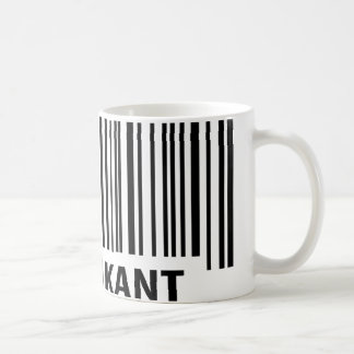 praktikant barcodeetikett kaffemugg