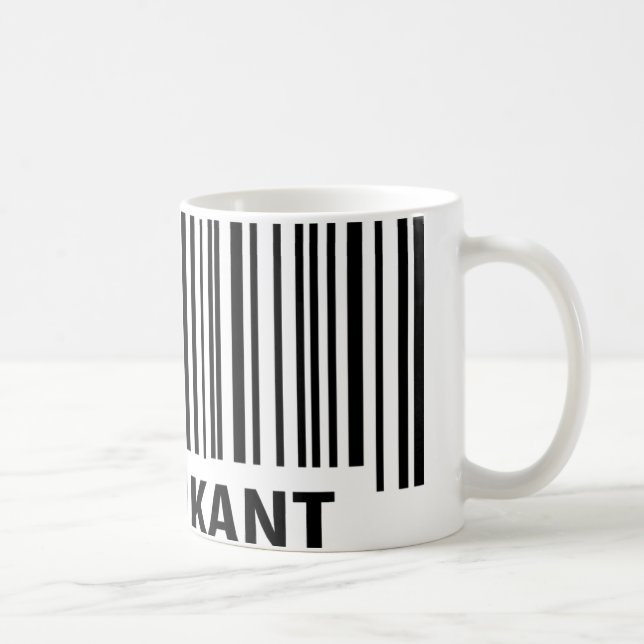 praktikant barcodeetikett kaffemugg (Höger)