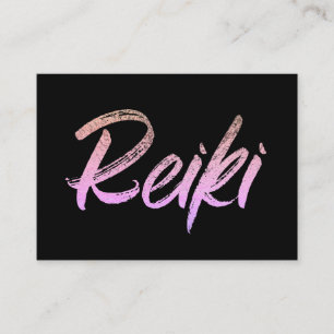 Praktiker för botemedelen för *~*Reiki energi Visitkort