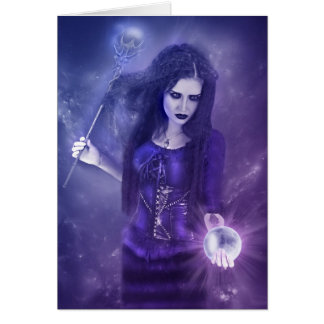 Praktisk magi hälsningskort