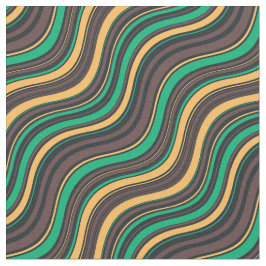 Praktisk marmor mönster l Grönt och gult Tyg