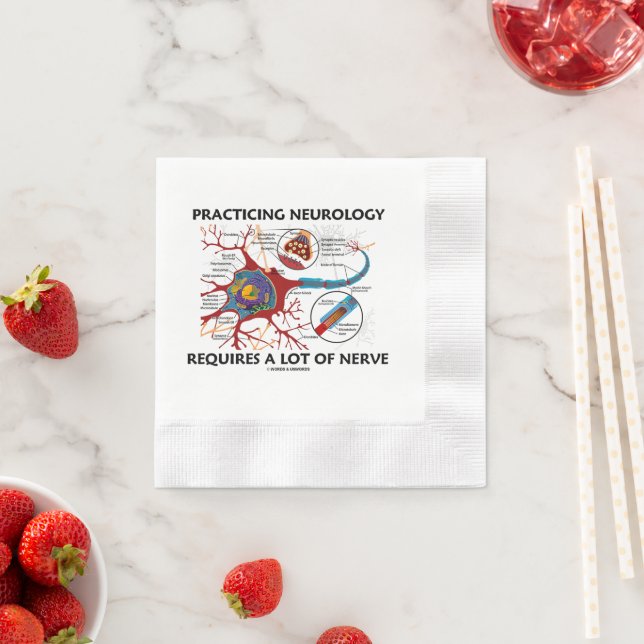 Praktisk neurologi kräver mycket nervveck pappersservett (Insitu)