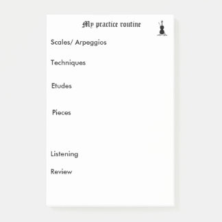 Praktisk påminnelse post-it block