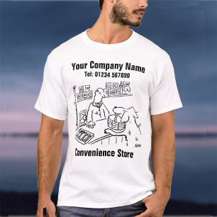 Praktisk Tecknad för arkiv T Shirt