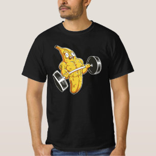 Praktisk träning för viktning av bananfrukt t shirt