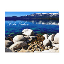 Praktisk vykort från Lake Tahoe