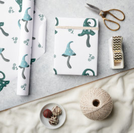 Praktiskt blå svampinpackningspapper presentpapper