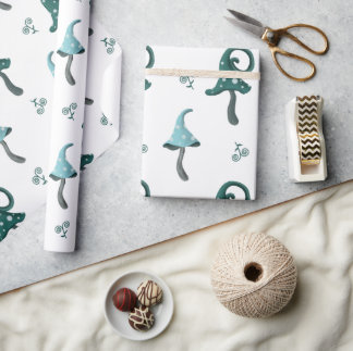 Praktiskt blå svampinpackningspapper presentpapper