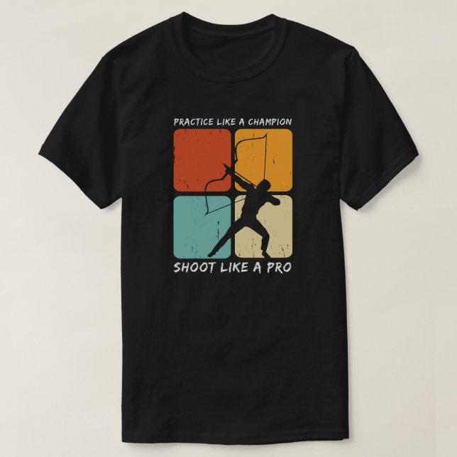 Praktiskt som en mästerstöt som en Pro | Archer T Shirt (Design framsida)
