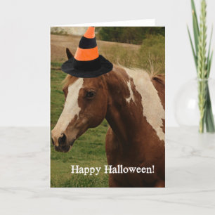 Prålig happy halloween kort