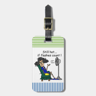 Prålig humor för hett bagagebricka