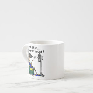 Prålig humor för hett espressomugg