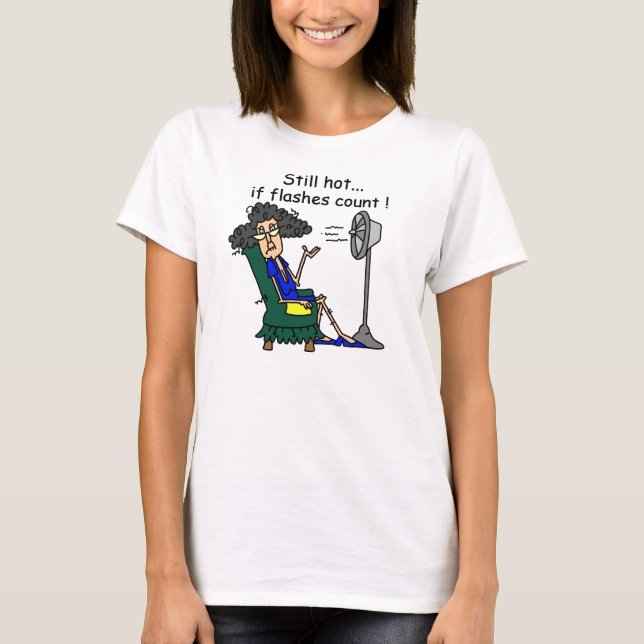 Prålig humor för hett tee shirt (Framsida)