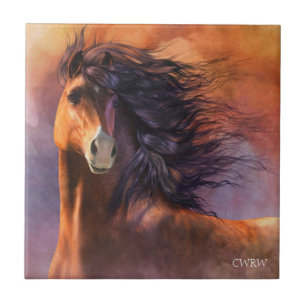 Prålig konst belägger med tegel kakelplatta