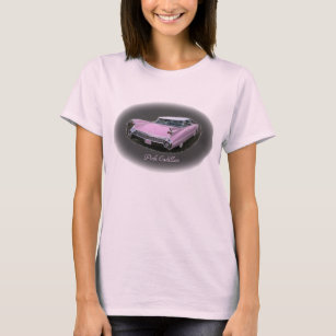 Pråliga rosa Cadillac Tee Shirt