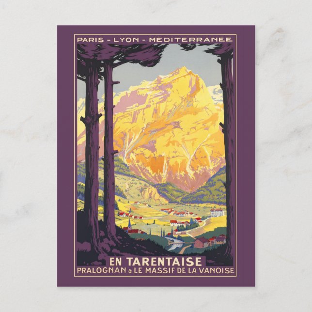 Pralognan de la Vanoise Vykort (Framsida)