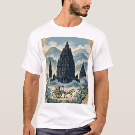 Prambanan hinduiska tempel Java Indonesien T Shirt