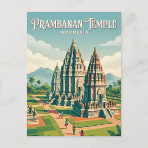 Prambanan-templet Indonesien Vykort