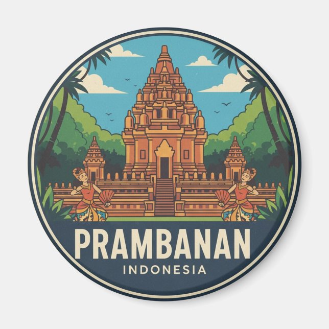 Prambanemilen Indonesia UNESCO Magnet (Framsidan)