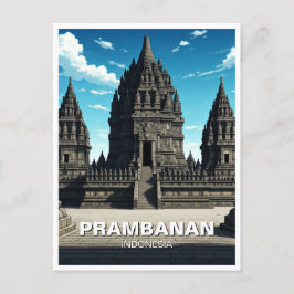 Prambanemilen Indonesia UNESCO Vykort