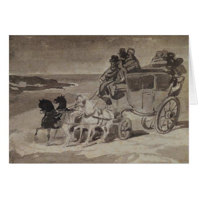 Pråmhästen Hälsningskort (Framsidan Horizontal)