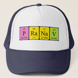 Pranav Periodisk bord namn hat Keps