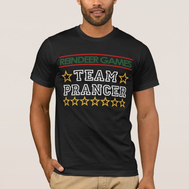 Prancer skjortamörk tee shirt (Framsida)