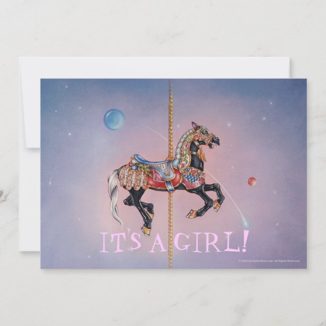 PRANCING PONY CAROUSEL INBJUDNINGAR (Framsida)