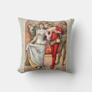 Prang's Christmas Card (ca. 1886) Pillow Kudde