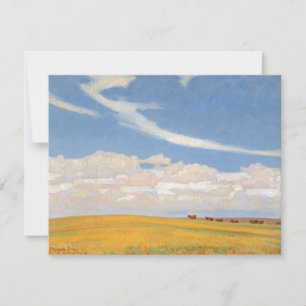 Prärie efter storm av Maynard Dixon, Vintage Art