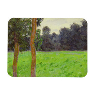 Prärie för Claude Monet Deux Arbres dansla Magnet