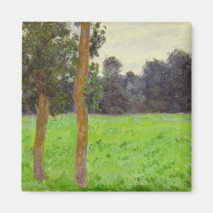 Prärie för Claude Monet Deux Arbres dansla Magnet