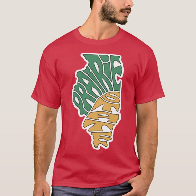 Prärie State Illinois T Shirt (Framsida)