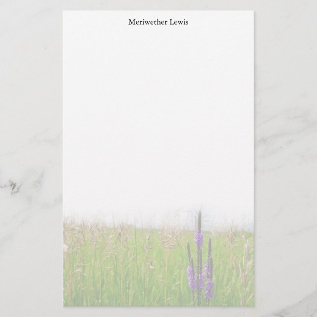 Prärieblommabrevpapper Brevpapper (Framsida)