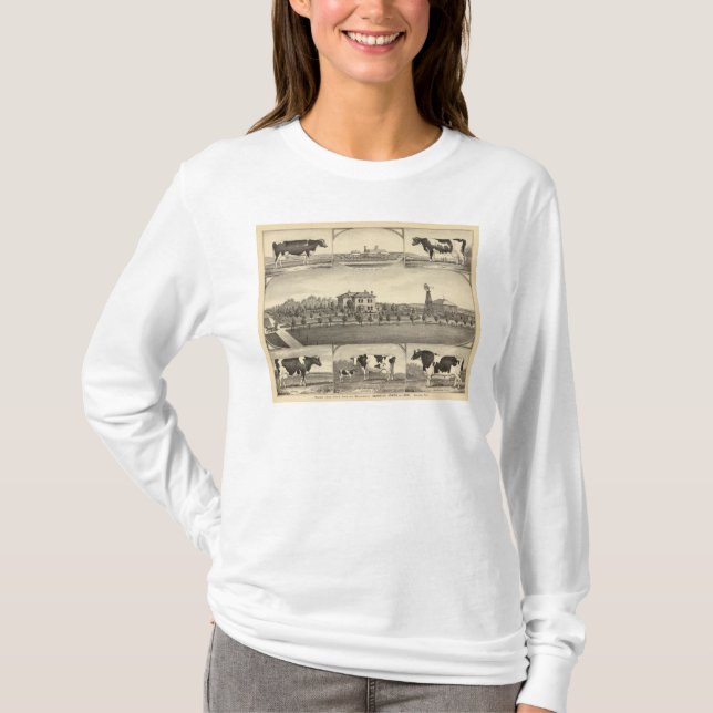 Präriegräsmattalantgård, Nebraska Tee Shirt (Framsida)
