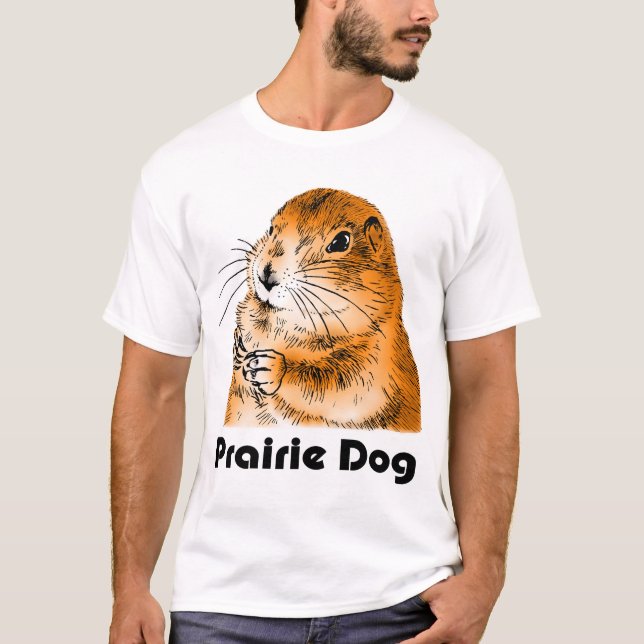 präriehund (a-baksidafiguren) t shirt (Framsida)