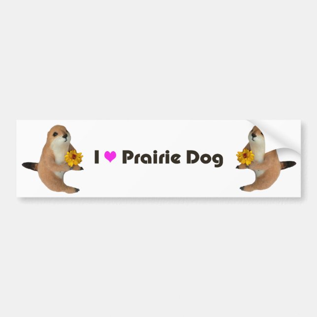 präriehund stoppade leksak bildekal (Framsidan)
