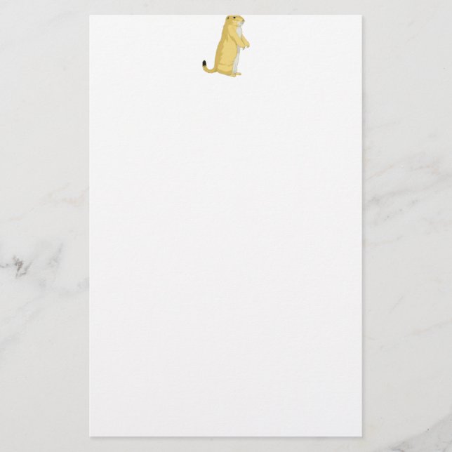 Präriehundar/Marmots/malde ekorrar Brevpapper (Framsida)