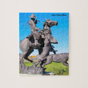 Prärievarg Cowboy Alberta Pussel