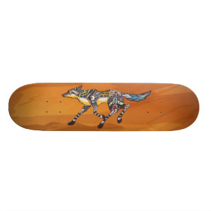 Prärievarg Tricksterskateboarden Skateboard Bräda 20,5 Cm