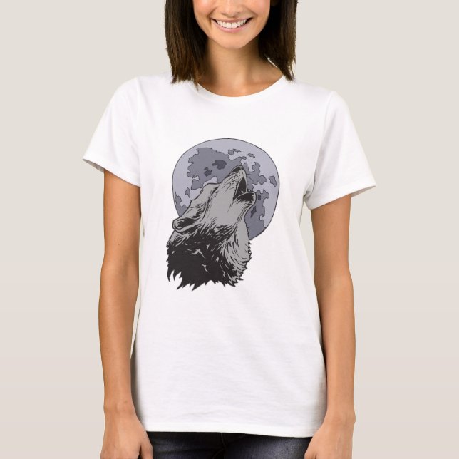 Prärievargmåne Tee Shirt (Framsida)